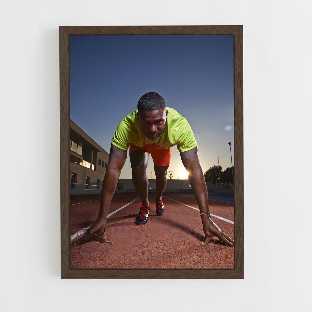 Poster Sprint Électrique – affiche Athlétisme (vue 5)